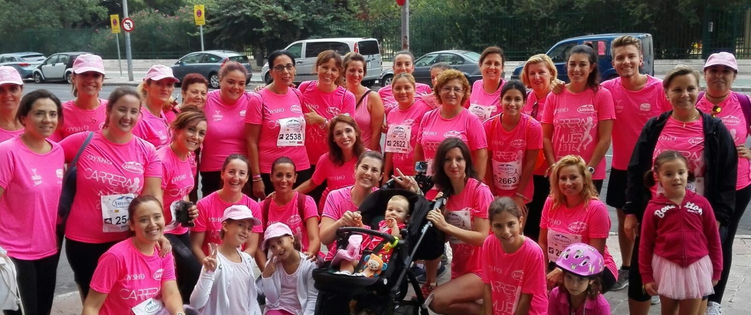 Voluntarias de la Fundación MAS, en la Carrera de la Mujer